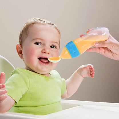Baby Silicone Spoon Feeder Pacifier and Kneepad (Pack of 3)