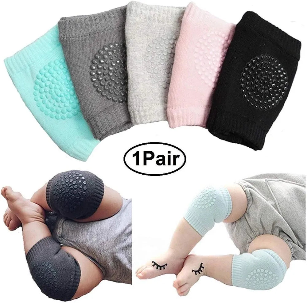 Baby Silicone Spoon Feeder Pacifier and Kneepad (Pack of 3)